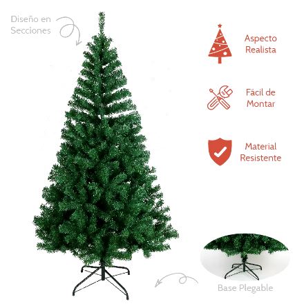 🎄 ÁRBOL DE NAVIDAD 2,40 MTS NAVIDAD BRILLANTE™🎅✨