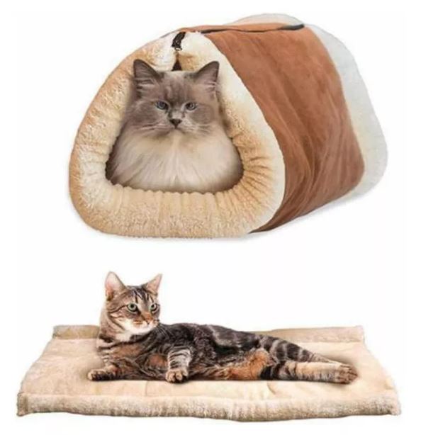 Akali Store™🐾🐱 Alfombra y Cama Tubular para Gatos🐱🐾