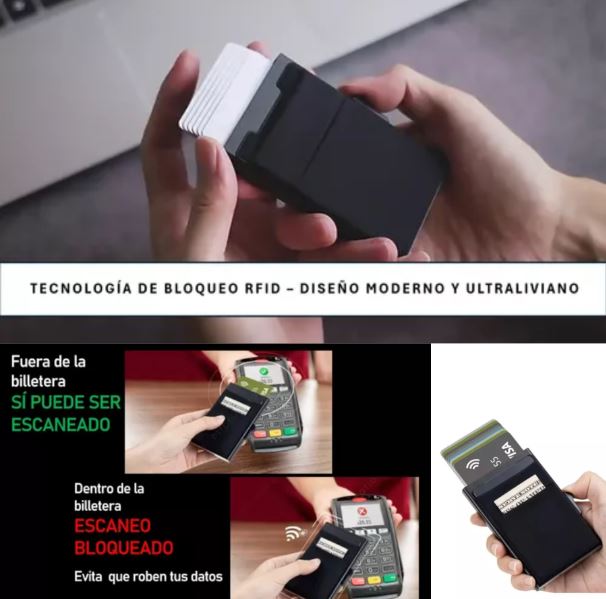 👜BILLETERA INTELIGENTE RFID MAXDEFEND™🔒✨