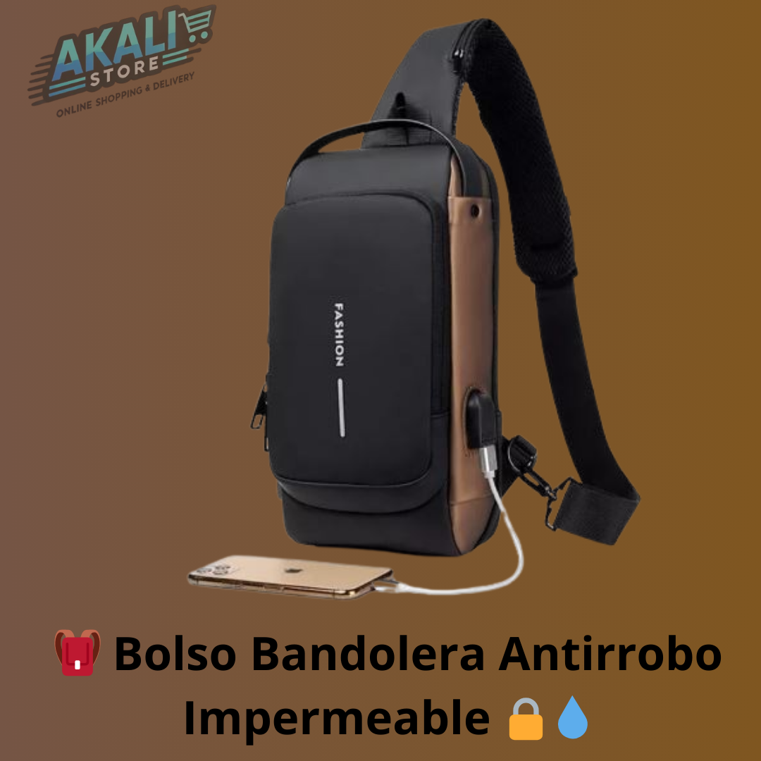 🎒 BOLSO ANTIRROBO IMPERMEABLE DEFENDBAG™🔒💧