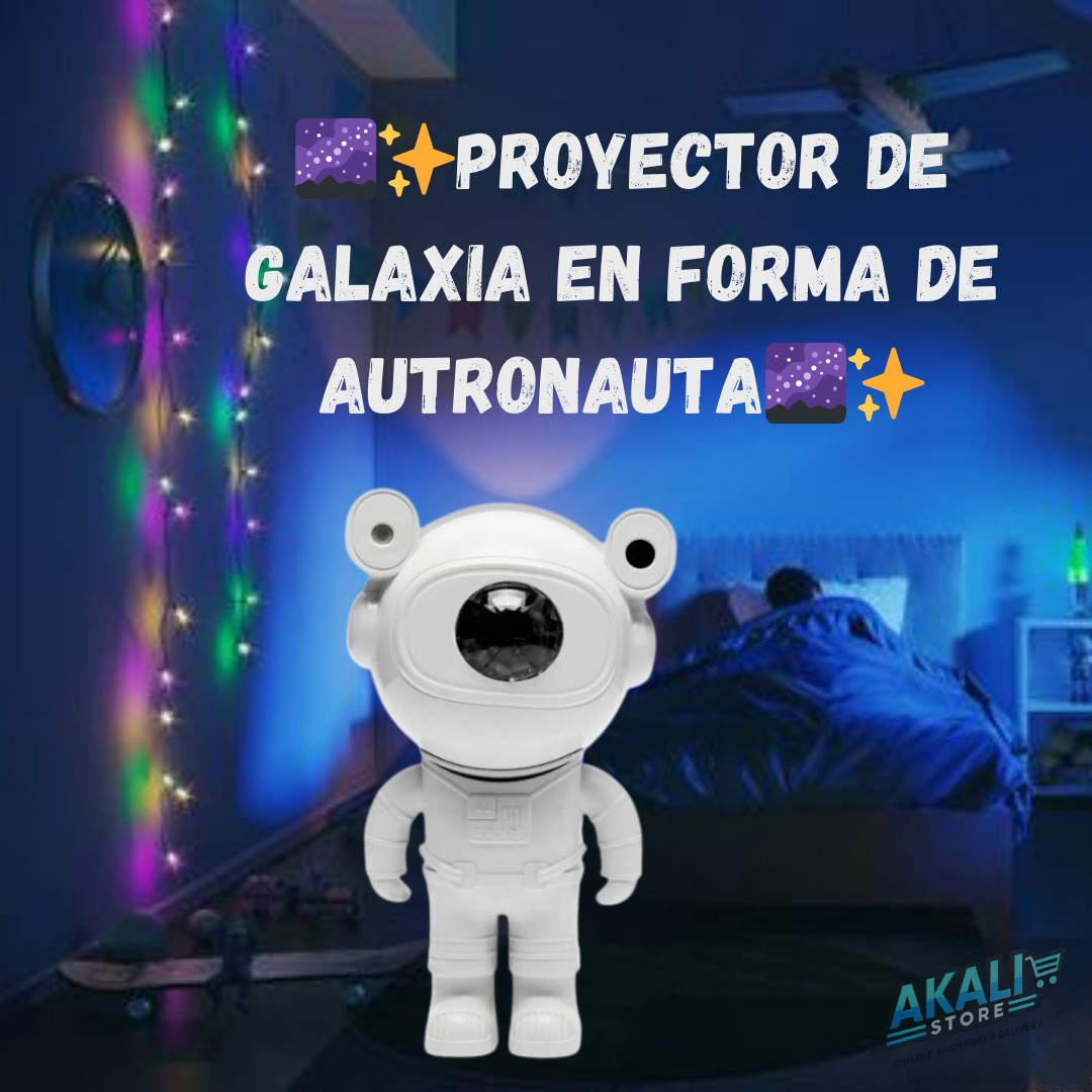 Akali Store™🎵🌙Proyector De Galaxia - Astronauta 🎵🌙