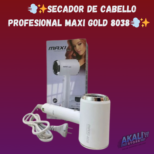 Akali Store™💨Secador De Cabello Profesional Maxi Gold💨