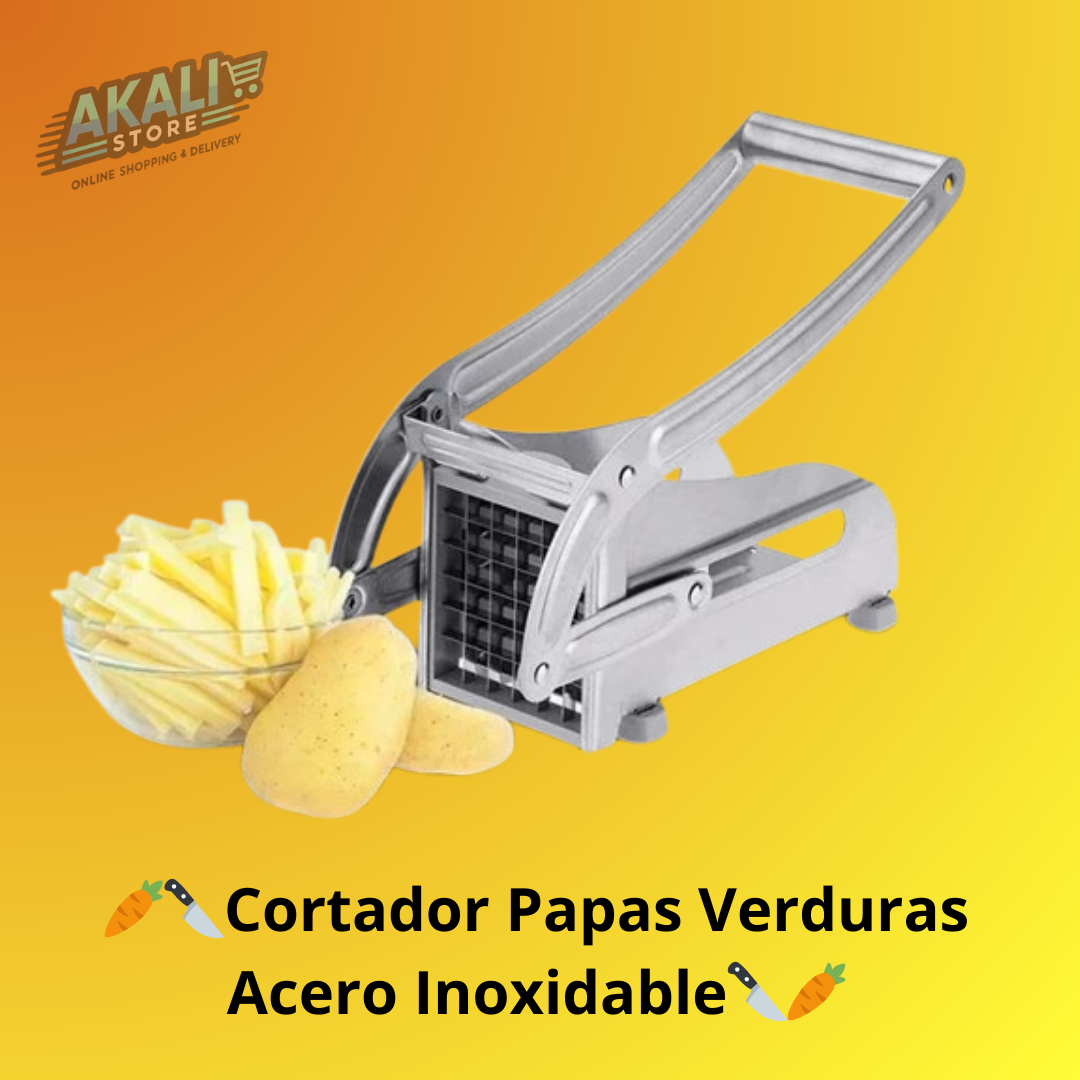 Akali Store™🔪Cortador Papas Verduras Acero Inoxidable🔪