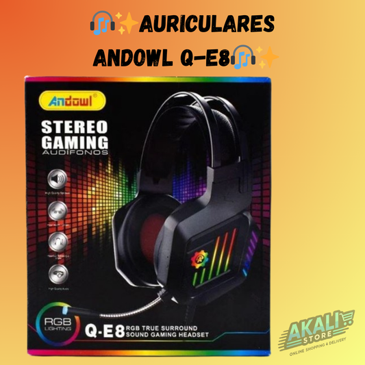 Akali Store™🎧✨Auriculares Andowl Q-E8🎙️🗣️