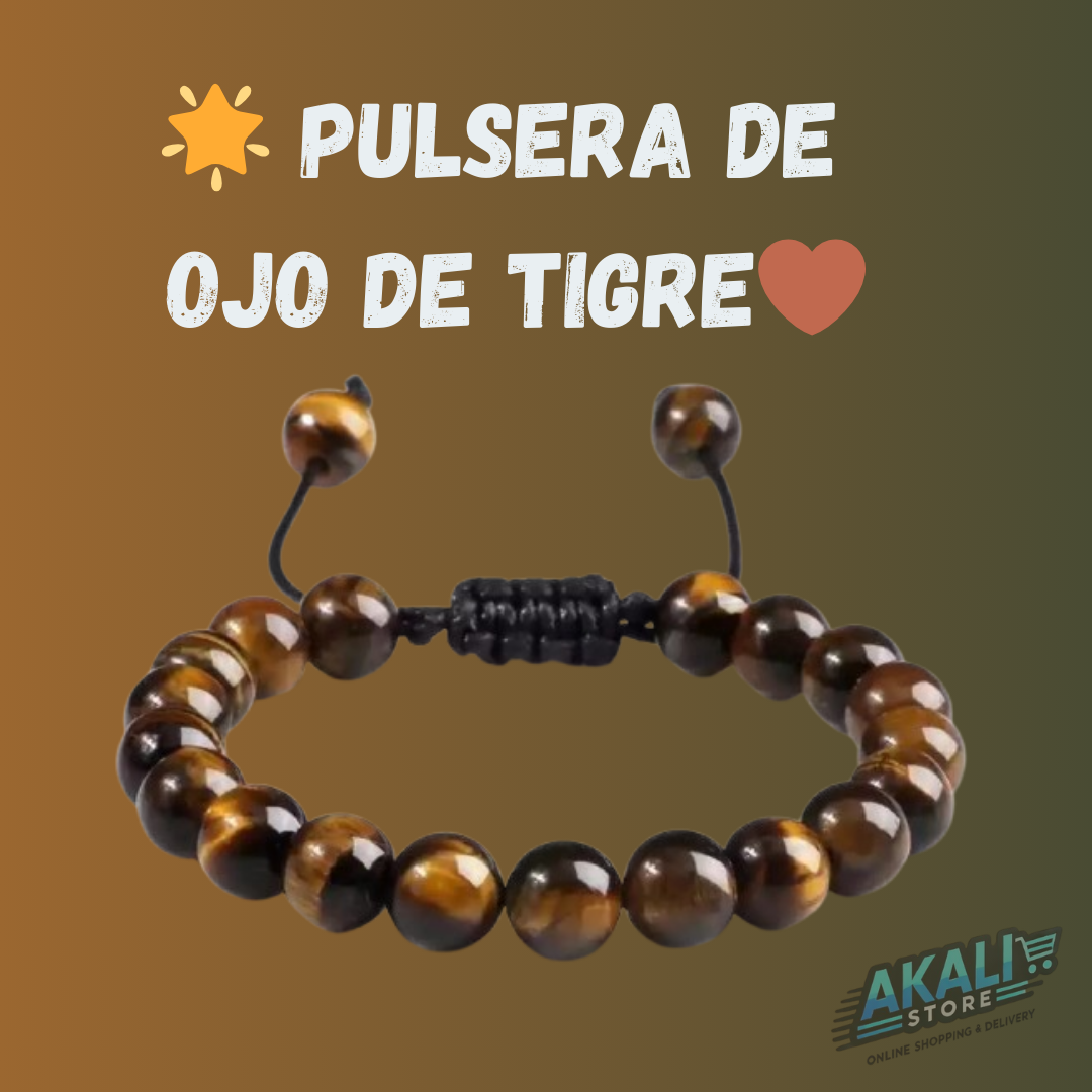 Akali Store™🤎🌟 Pulsera de Ojo de Tigre🌟🤎