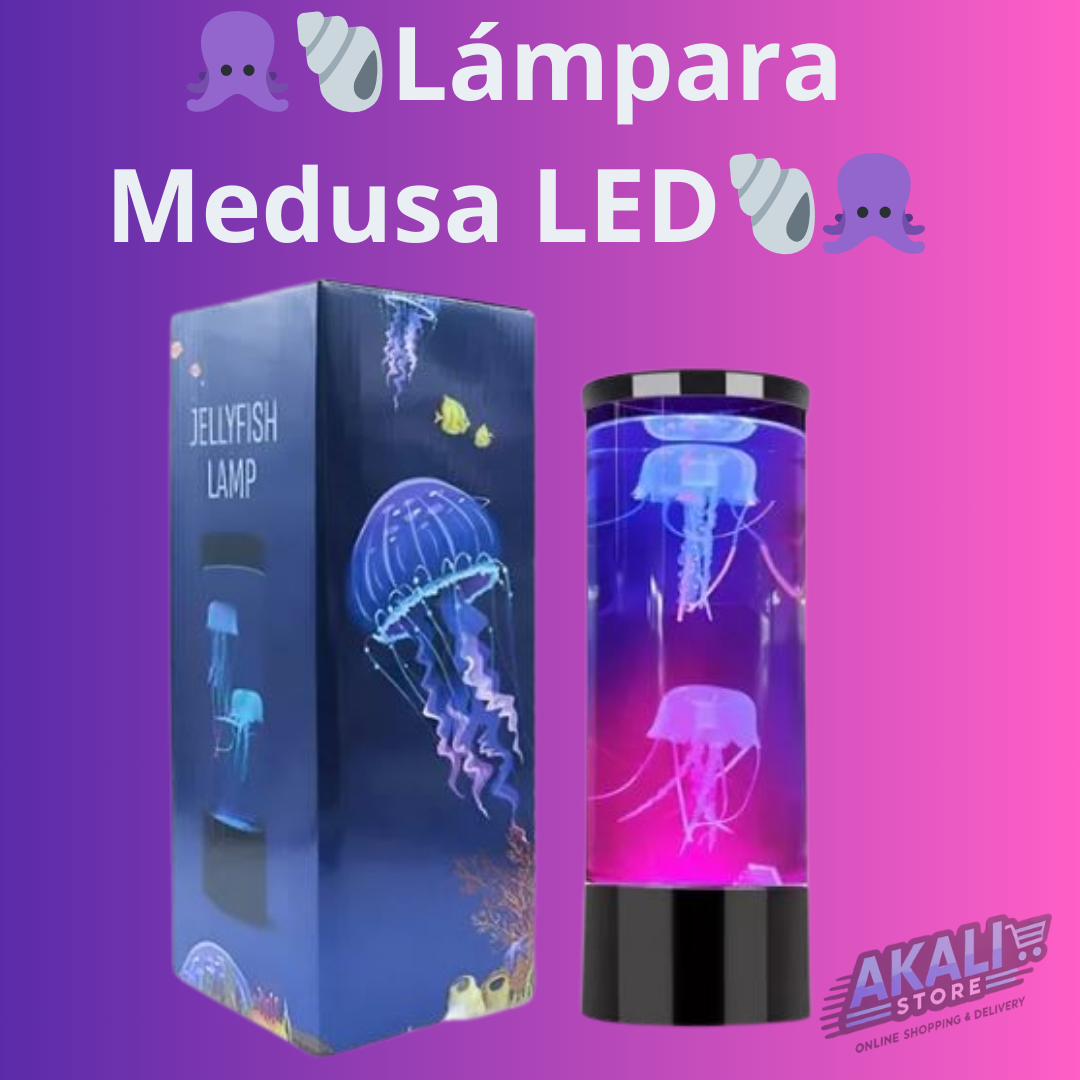 Akali Store™🌊🐚Lámpara Medusa Luz LED🐚🌊