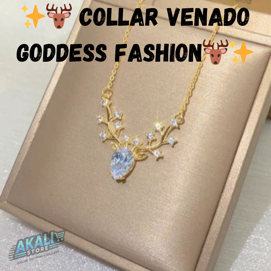 ✨🦌 COLLAR DE VENADO GODDESS FASHION™🦌✨