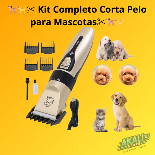 Akali Store™✂️ Kit Completo Corta Pelo para Mascotas✂️