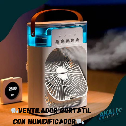 Akali Store™🌬️Ventilador Portátil con Humidificador💧