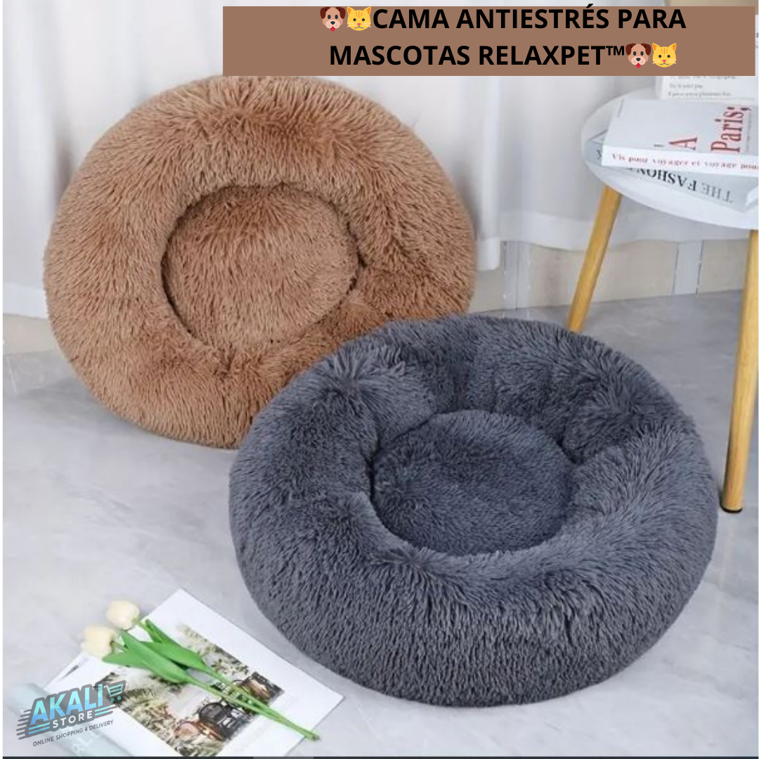 🐶🐱CAMA ANTIESTRÉS PARA MASCOTAS RELAXPET™🐶🐱