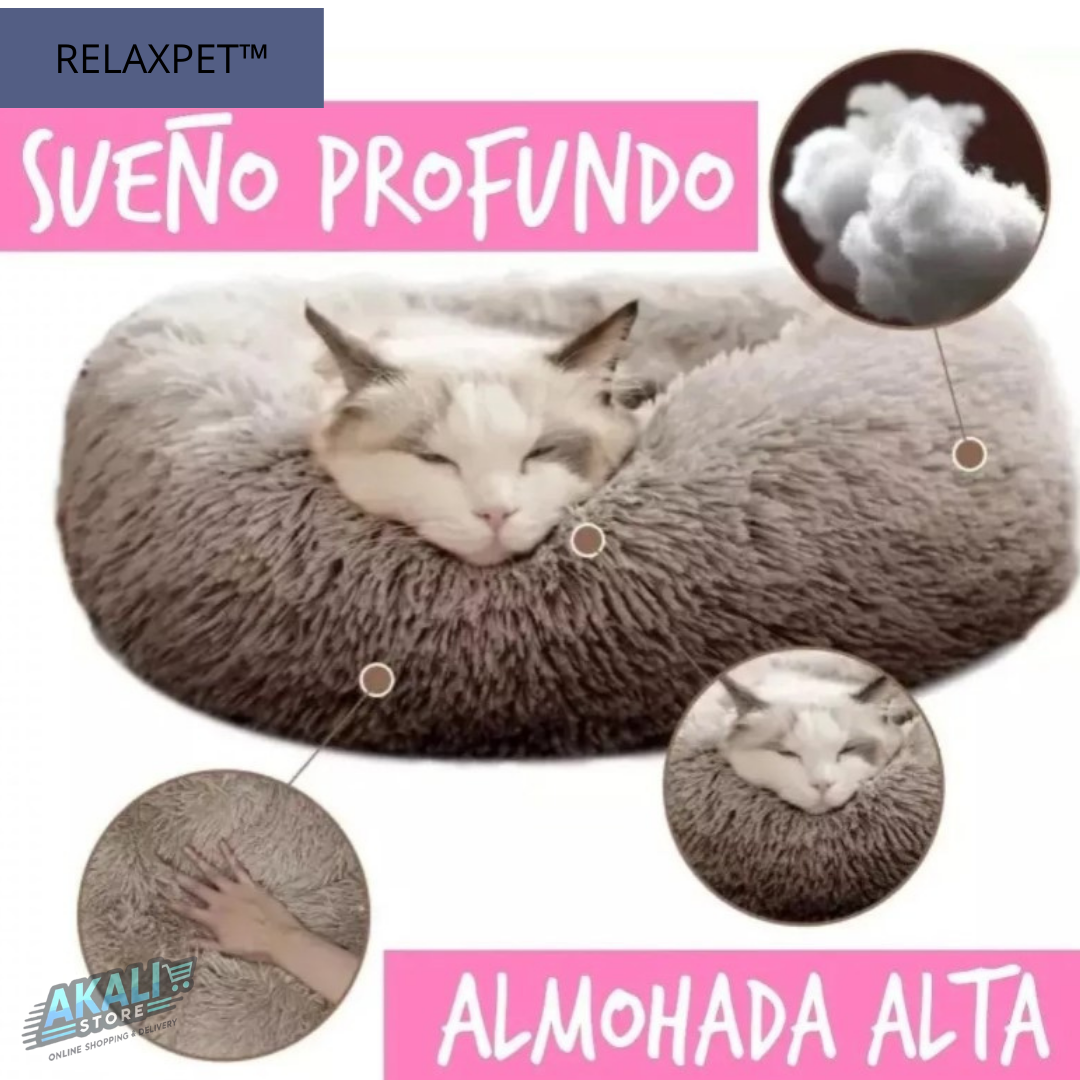 🐶🐱CAMA ANTIESTRÉS PARA MASCOTAS RELAXPET™🐶🐱