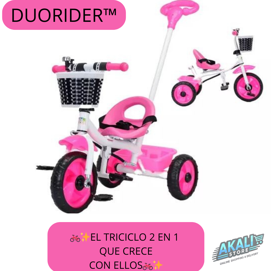 🚲👶✨DUORIDER™: EL TRICICLO 2 EN 1 QUE CRECE CON ELLOS 🚲👶✨