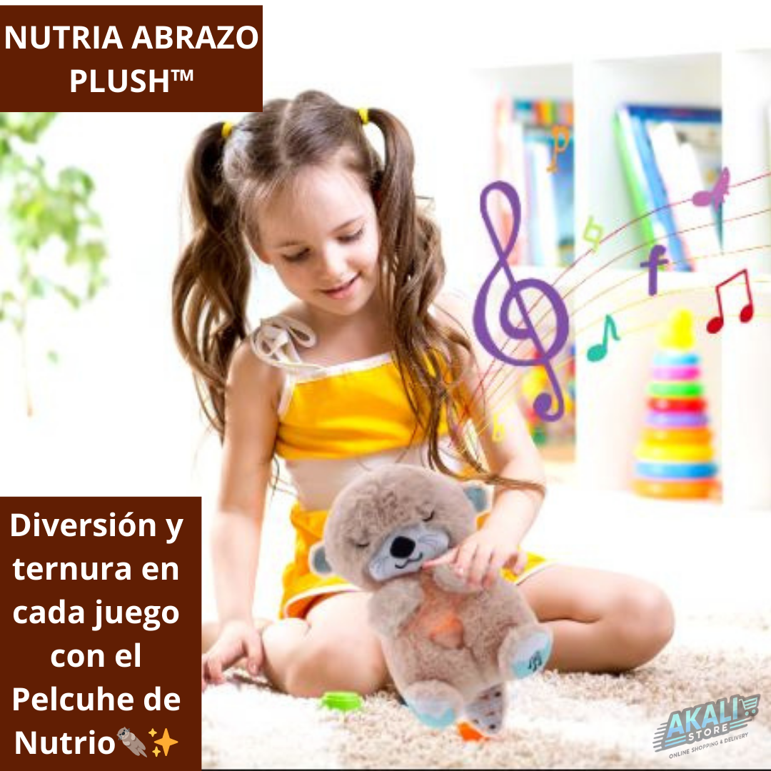 🦦NUTRIA DE PELUCHE DE APEGO / NUTRIA ABRAZO PLUSH™🌙