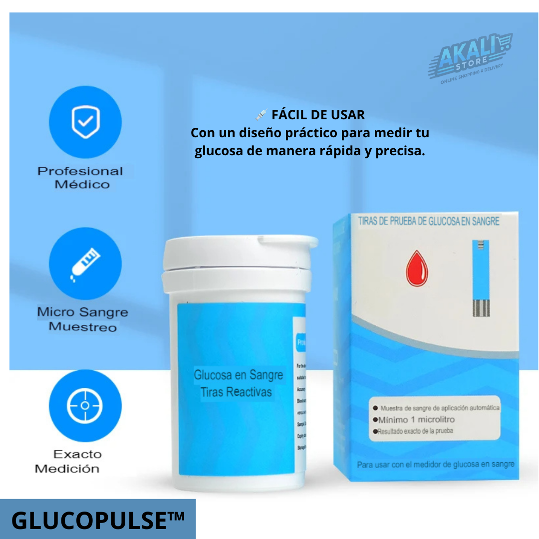 💉📊 GLUCÓMETRO DE OXÍGENO EN SANGRE GLUCOPULSE™🩸⏱️