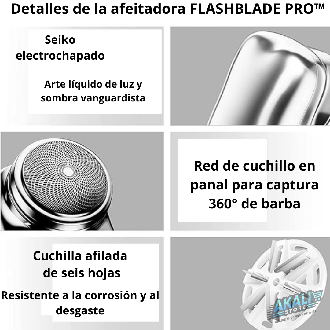 ✨🪒MINI AFEITADORA COMPACTA FLASHBLADE PRO™ ✨🪒