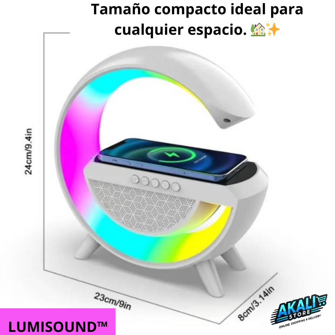 🎶LÁMPARA DE MESA Y PARLANTE RGB LUMISOUND™🎶