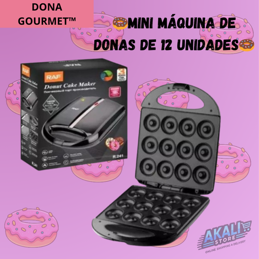 🍩MINI MÁQUINA DE DONAS DE 12 UNIDADES / DONA GOURMET™🍩